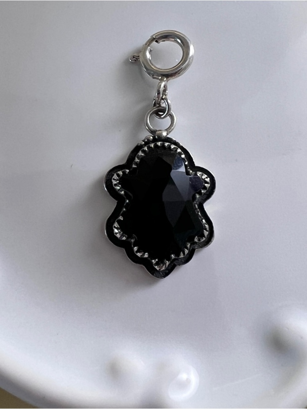 Krush Kandy Sterling Silver 925 Onyx Halloween theme Earrings and Pendant charm - Picture 2 of 11